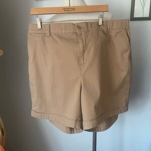 Lane Bryant Tan Women's Shorts 18